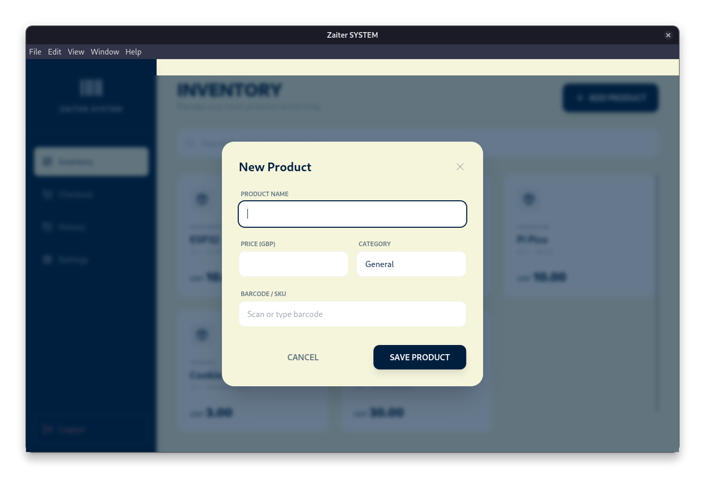 Add Product