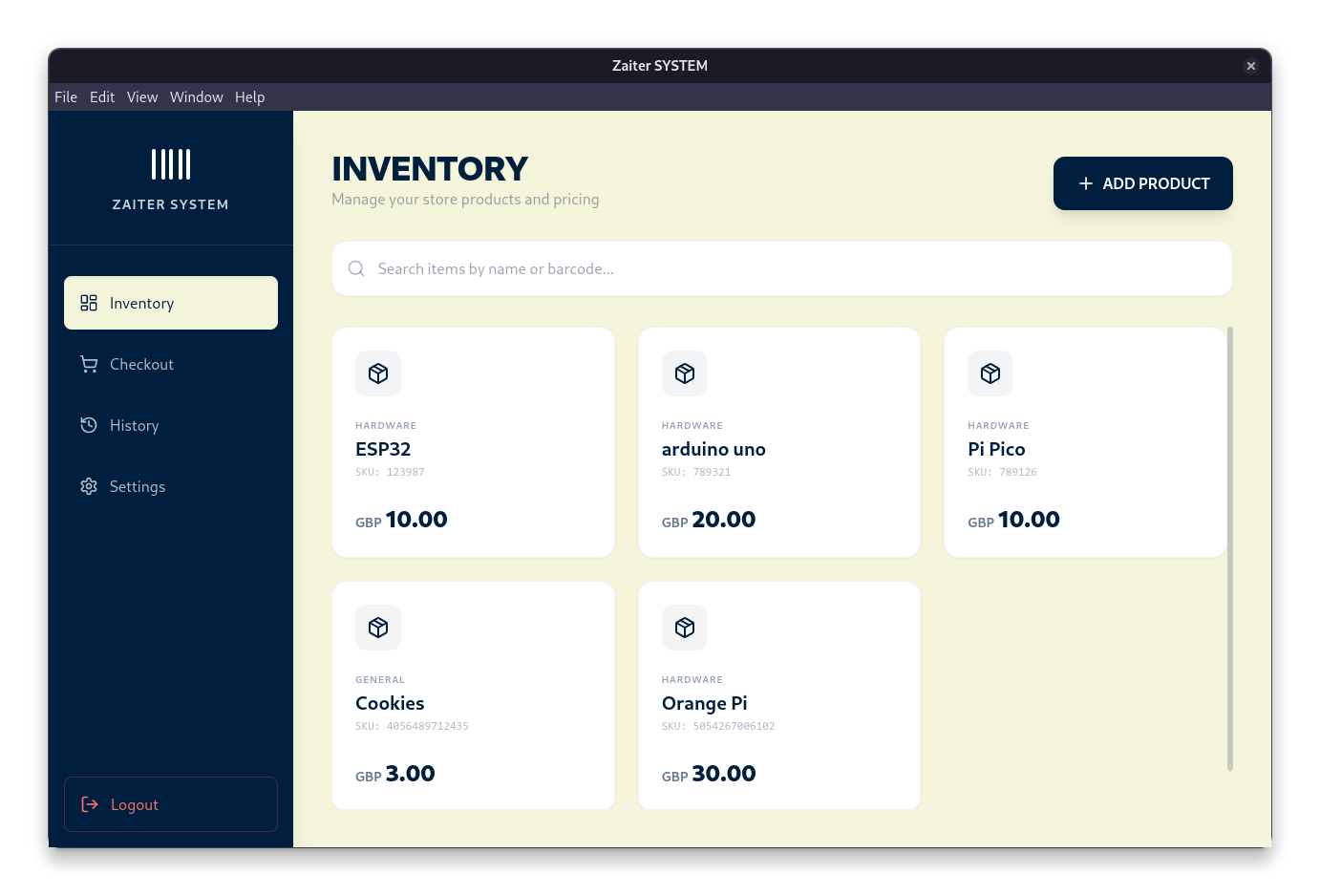 Inventory Management